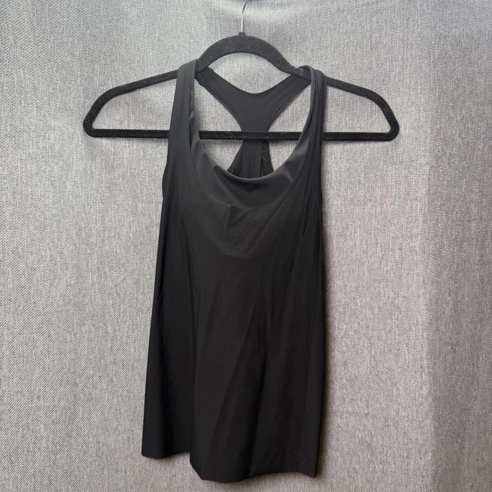 NWT ATHLETA Women's XS 2-In-1 Ultimate Support Top Black